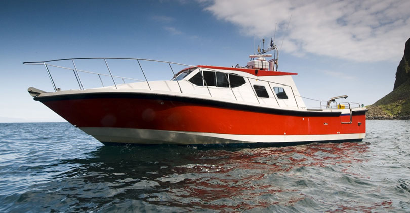 Fast GRP crew boat for sale | Workboatsales