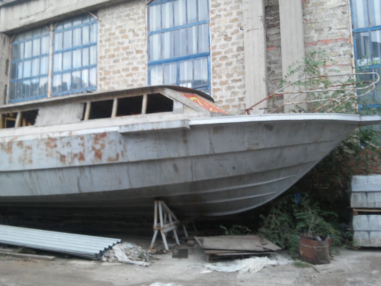 Unfinished project 16-m steel crew boat - can be supplied ...